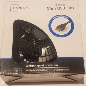 Mainstays 4 inch mini USB fan
